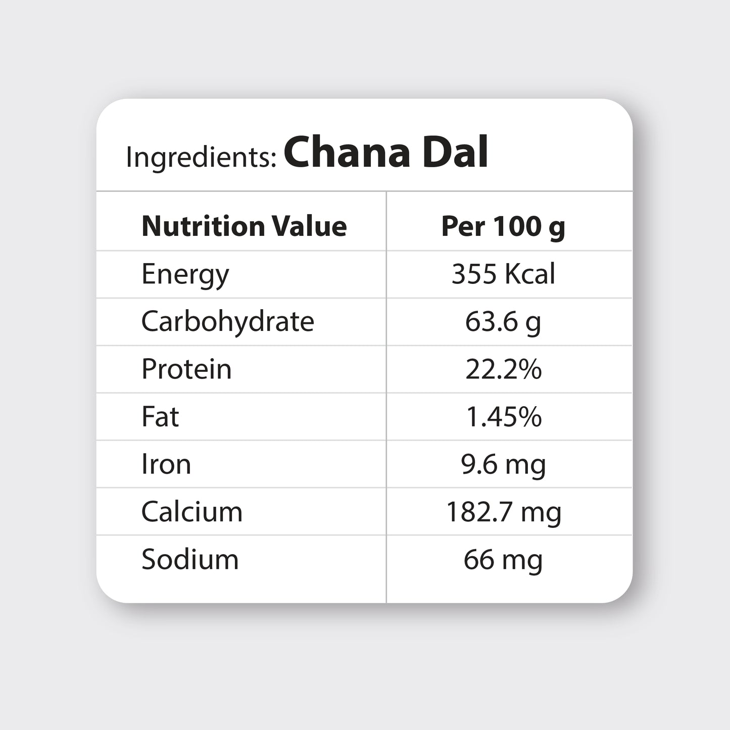 Unpolished Chana dal 1kg