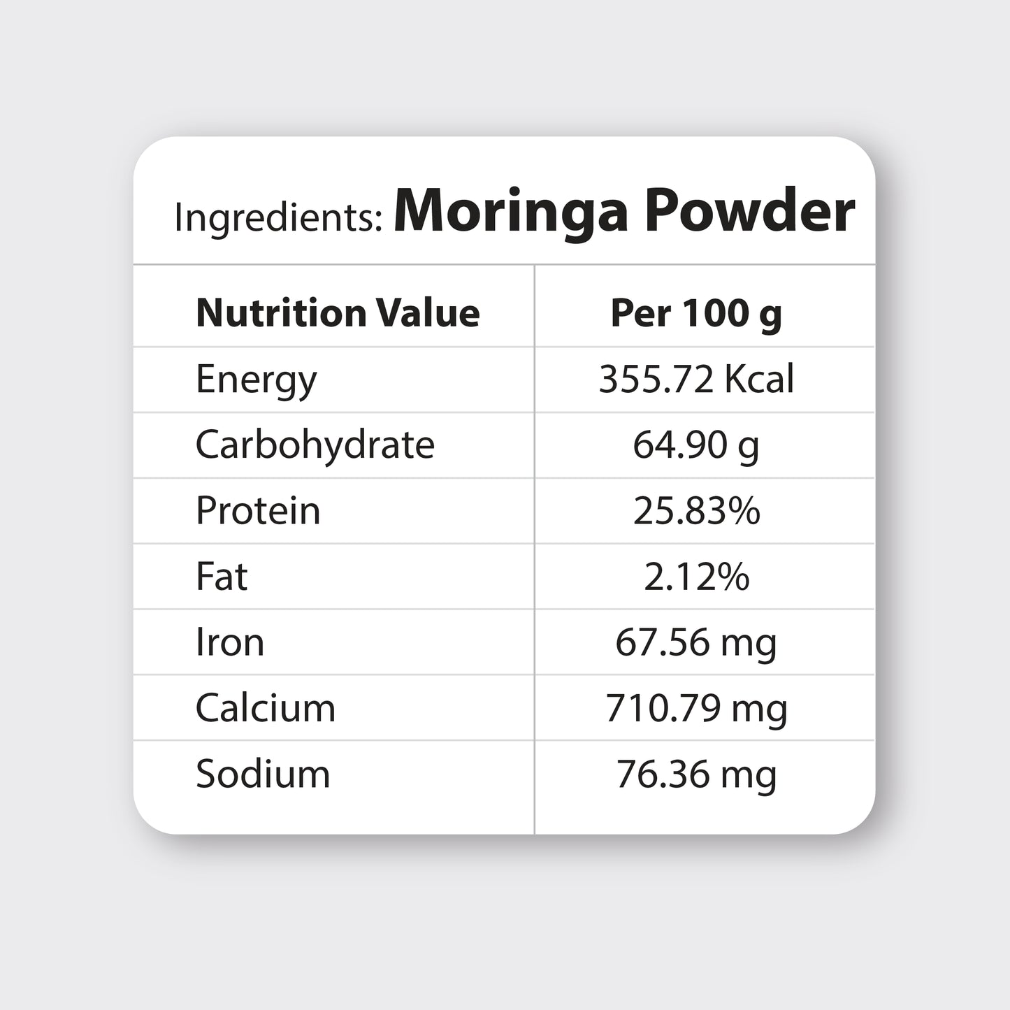 Moringa Powder 500g